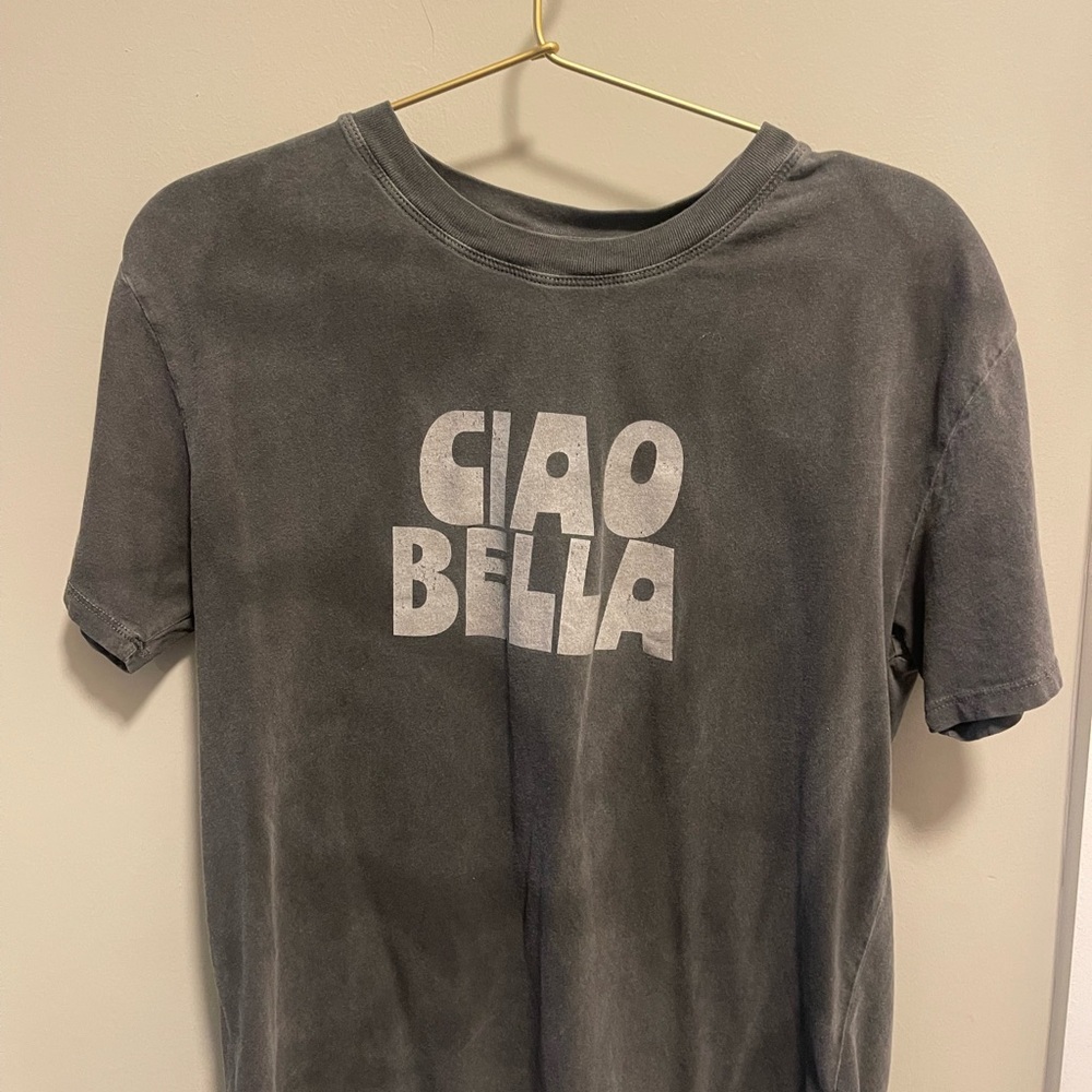 Z Supply Ciao Bella Gray T-Shirt